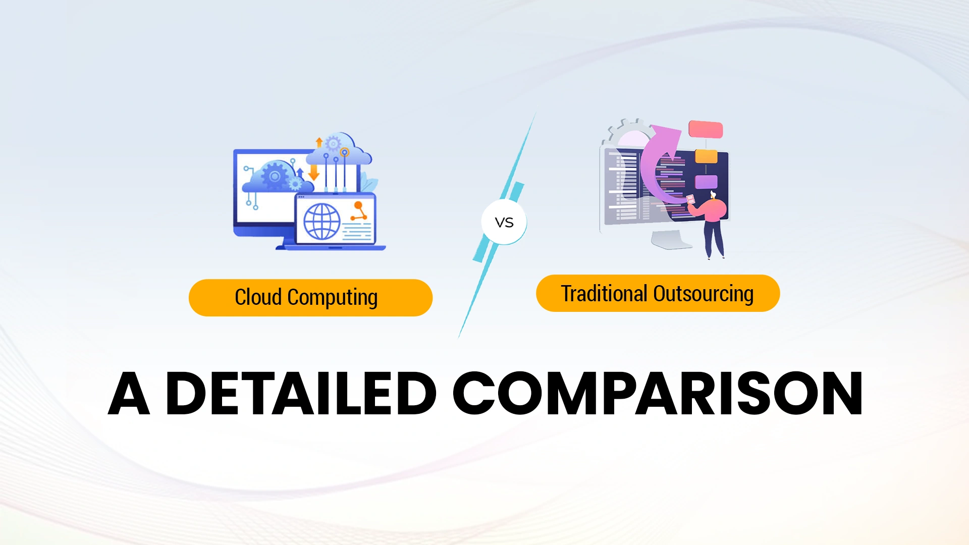 cloud computing vs traditional outsourcing