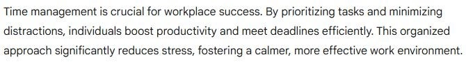 Writing Skills - Gemini